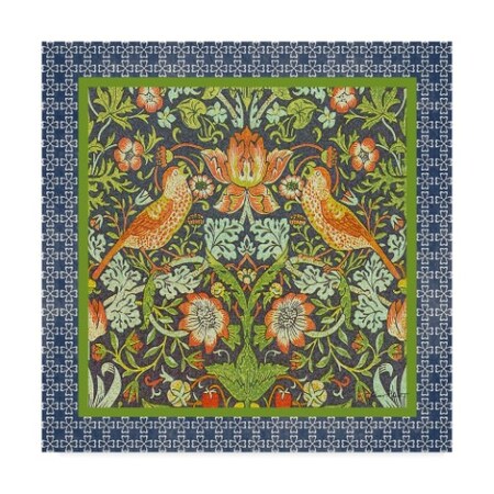 Jean Plout 'Ornate Tile' Canvas Art,24x24
